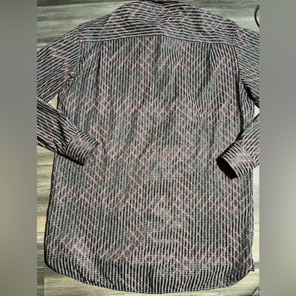 Luchiano Visconti‎ Black Men Button Shirt- XLT - Picture 8 of 12